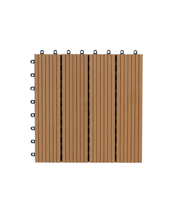 Vỉ Gỗ Nhựa Lót Sàn Ngoài Trời AWood DT01-4 Wood