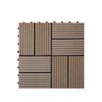 Vỉ Gỗ Nhựa Lót Sàn Ngoài Trời AWood DT02-8 Coffee