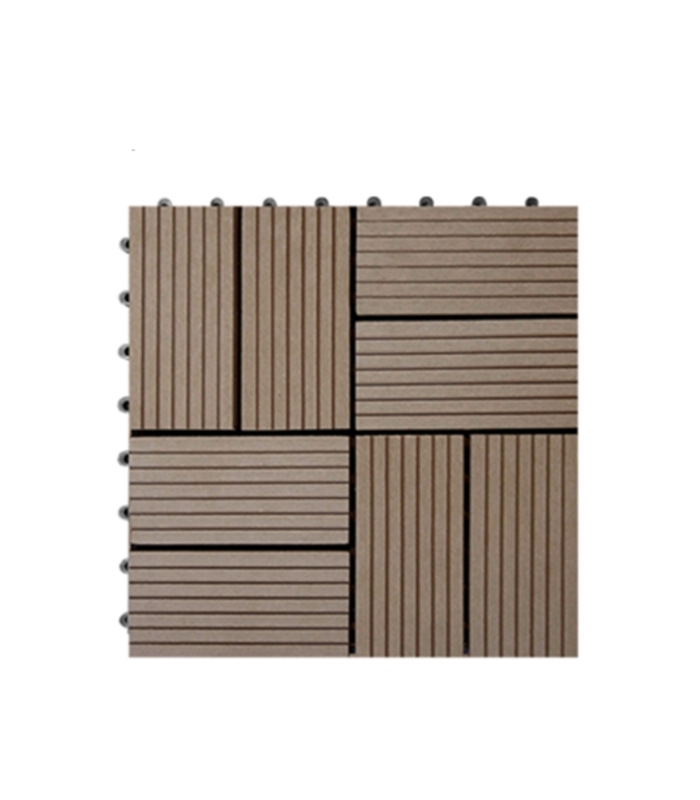 Vỉ Gỗ Nhựa Lót Sàn Ngoài Trời AWood DT02-8 Coffee