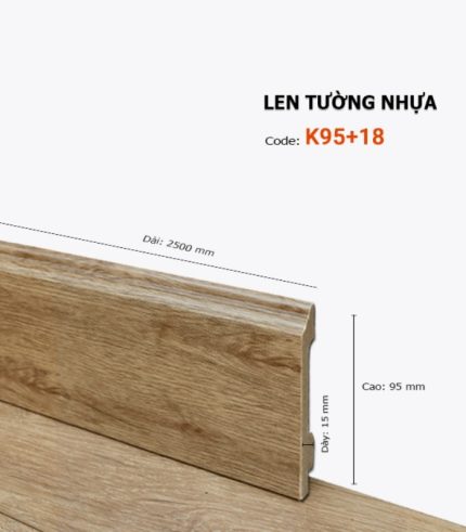 Len Tường Nhựa K95+18