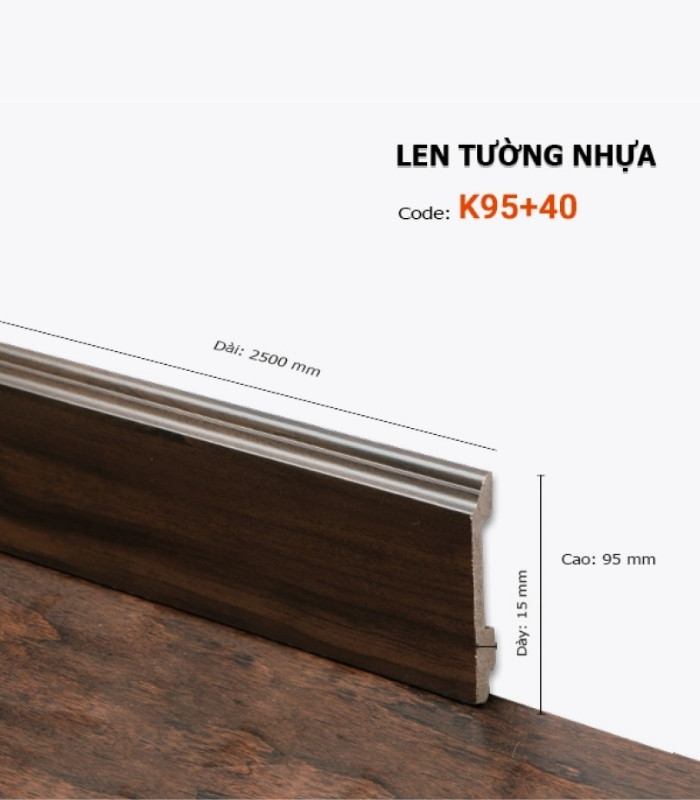 Len Tường Nhựa K95+40