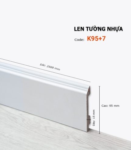 Len Tường Nhựa K95+7
