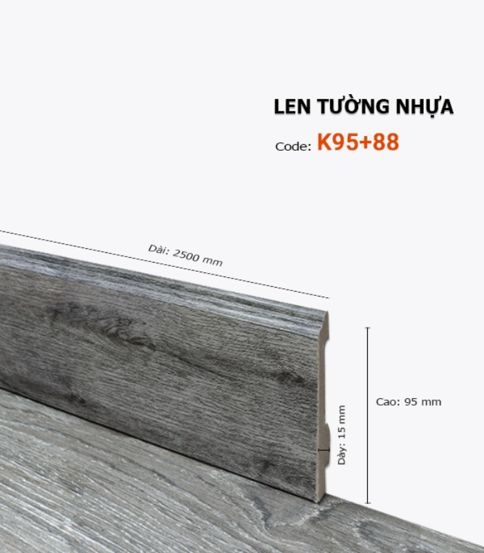 Len Tường Nhựa K95+88