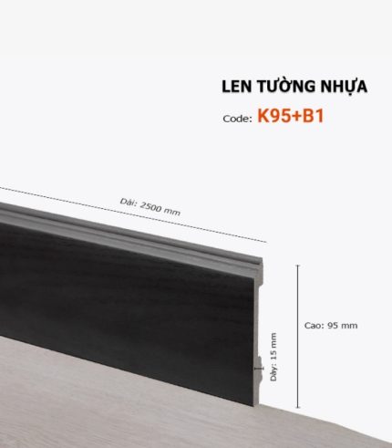 Len Tường Nhựa K95+B1