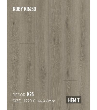 Sàn Thạch Anh Kobler Ruby 6mm KR450 K26