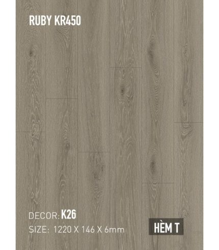 Sàn Thạch Anh Kobler Ruby 6mm KR450 K26