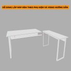 Bàn làm việc LBV55.1 140x100 - Đen