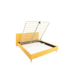 Giường Chievo Nhung 140 Velvet Yellow