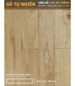 Sàn Gỗ Cao Su Trắng 15mm CST 970mm