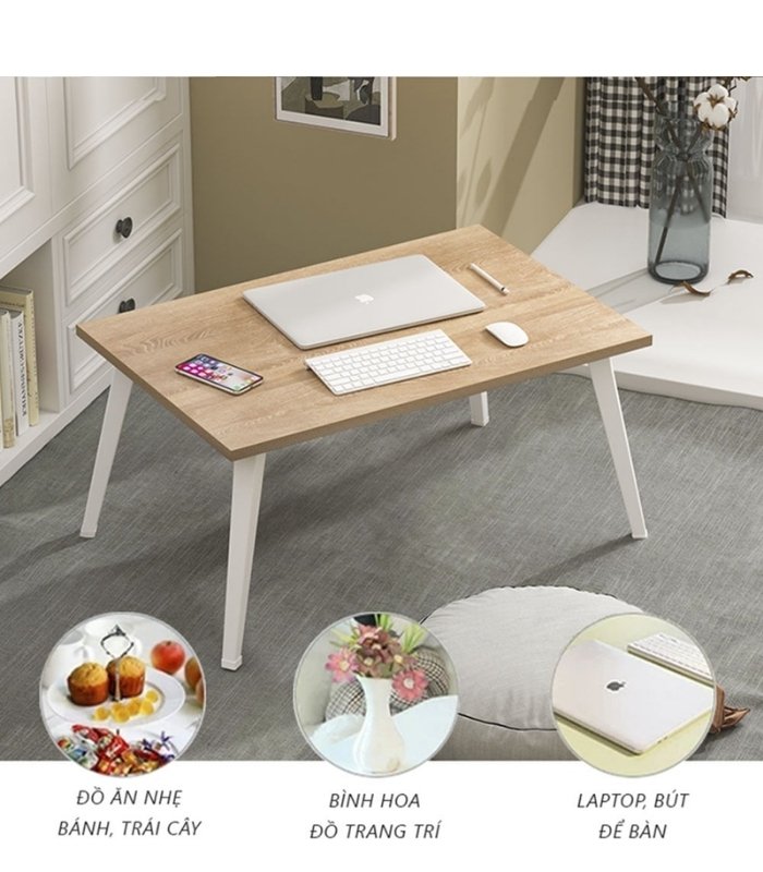 Bàn làm việc LBV01.1 60x30 - Vân gỗ nhạt