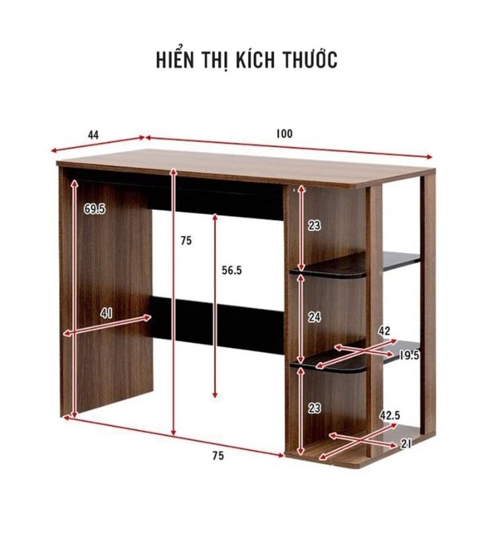 Bàn làm việc LBV12.1