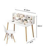 Bàn làm việc LBV25.3 120x60 - Trắng