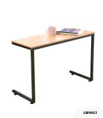 Bàn làm việc LBV41.1 60x40 - Vân gỗ nhạt - Khung chân đen
