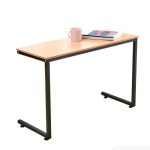 Bàn làm việc LBV41.1 60x40 - Vân gỗ nhạt - Khung chân đen