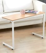 Bàn làm việc LBV41.2 60x40 - Vân gỗ nhạt - Khung chân trắng