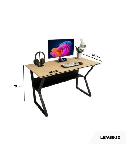Bàn làm việc LBV59.10 110×60 – Vân gỗ nhạt