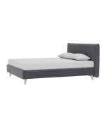 Giường Chievo Nhung 140 Danel Grafit