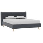 Giường Chievo Nhung 140 Danel Grafit