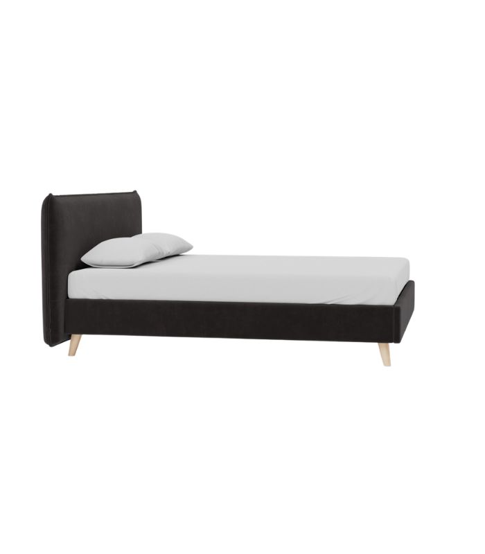 Giường Chievo Nhung 140 Lanza Black