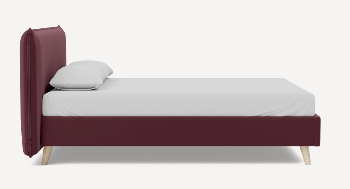 Giường Chievo Nhung 140 Ultra Berry