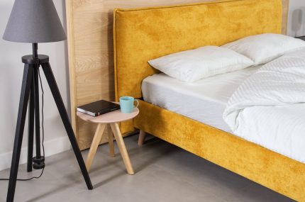 Giường Chievo Nhung 140 Velvet Yellow