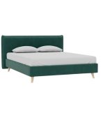 Giường Chievo Nhung 160 Danel Emerald