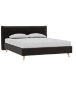 Giường Chievo Nhung 160 Lanza Black