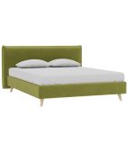 Giường Chievo Nhung 160 Lanza Olive