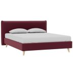 Giường Chievo Nhung 160 Ultra Berry