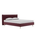 Giường Chievo Nhung 160 Ultra Berry