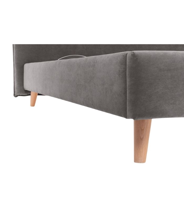 Giường Chievo Nhung 160 Velvet Grey