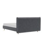 Giường Chievo Nhung 180 Danel Grafit