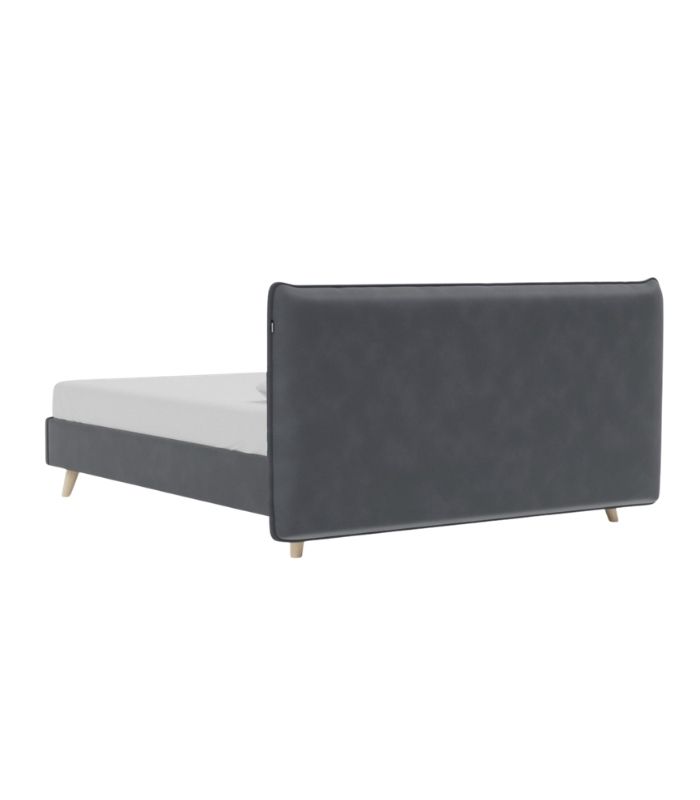 Giường Chievo Nhung 180 Danel Grafit