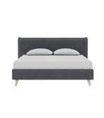 Giường Chievo Nhung 180 Danel Grafit