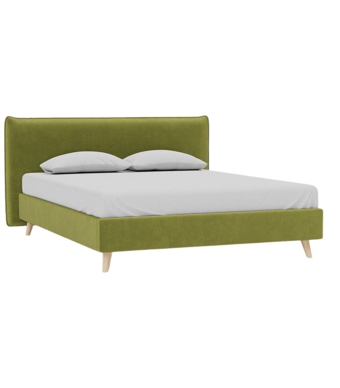 Giường Chievo Nhung 180 Lanza Olive