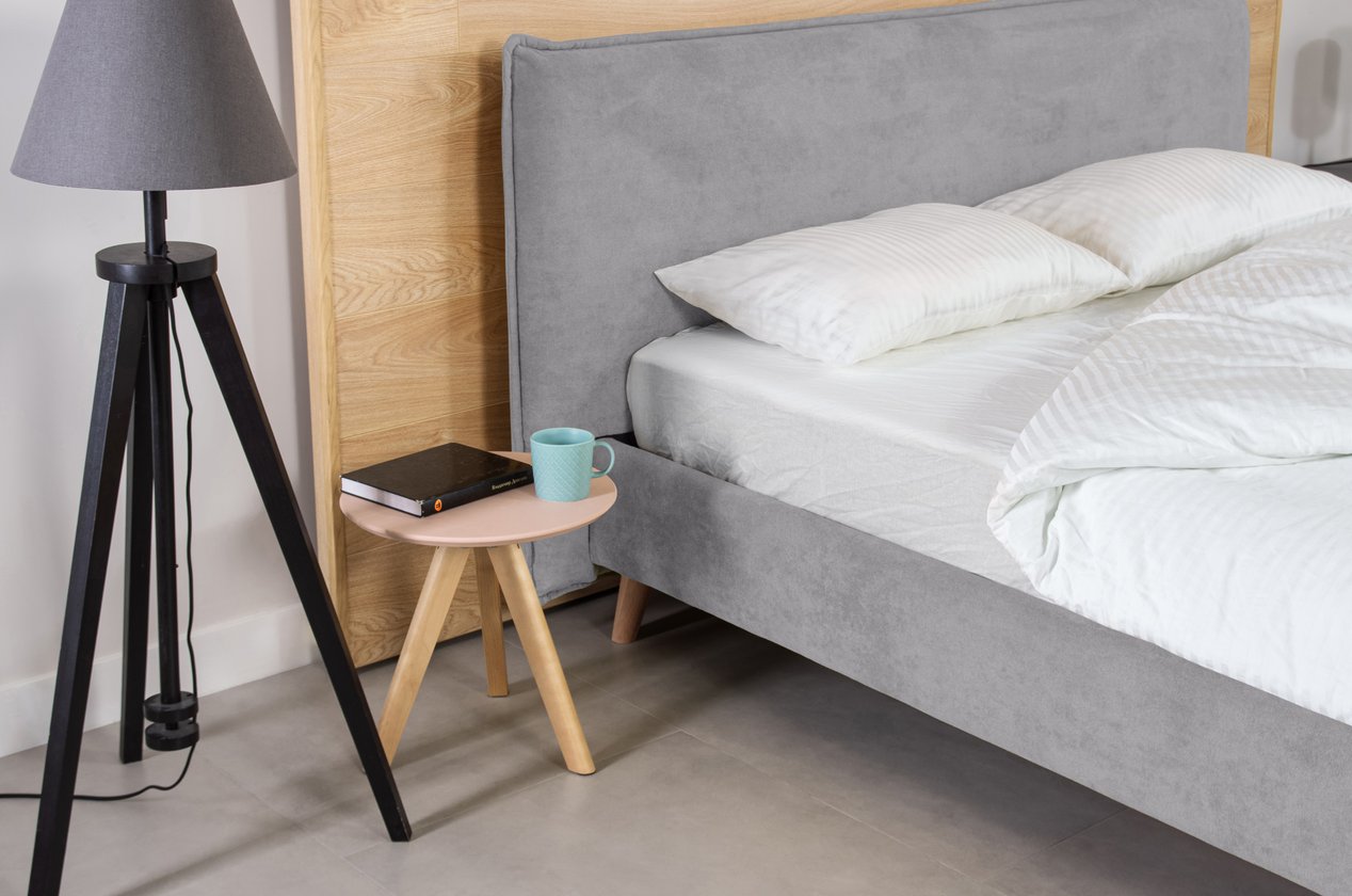 Giường Chievo Vải 140 Happy Grey