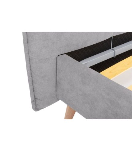 Giường Chievo Vải 160 Happy Grey