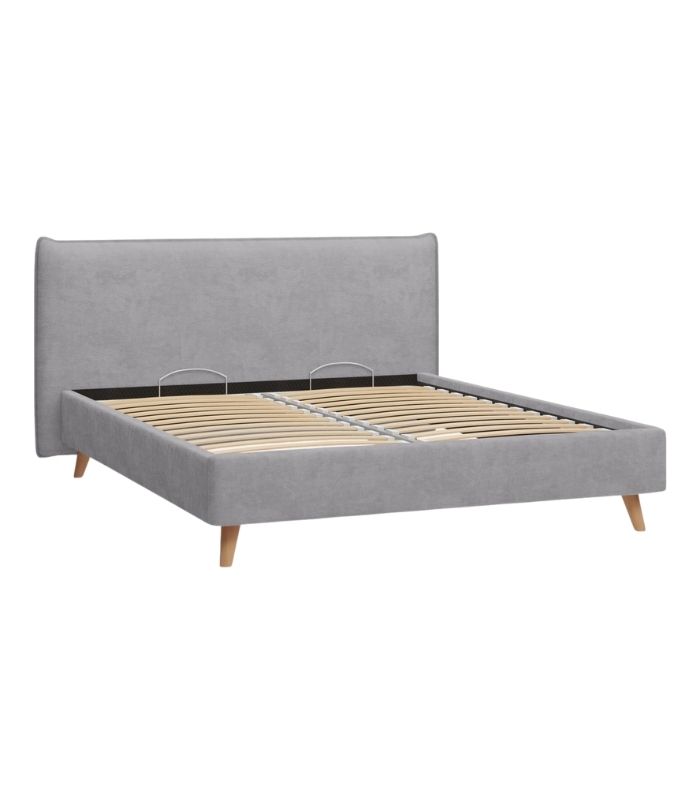 Giường Chievo Vải 180 Happy Grey