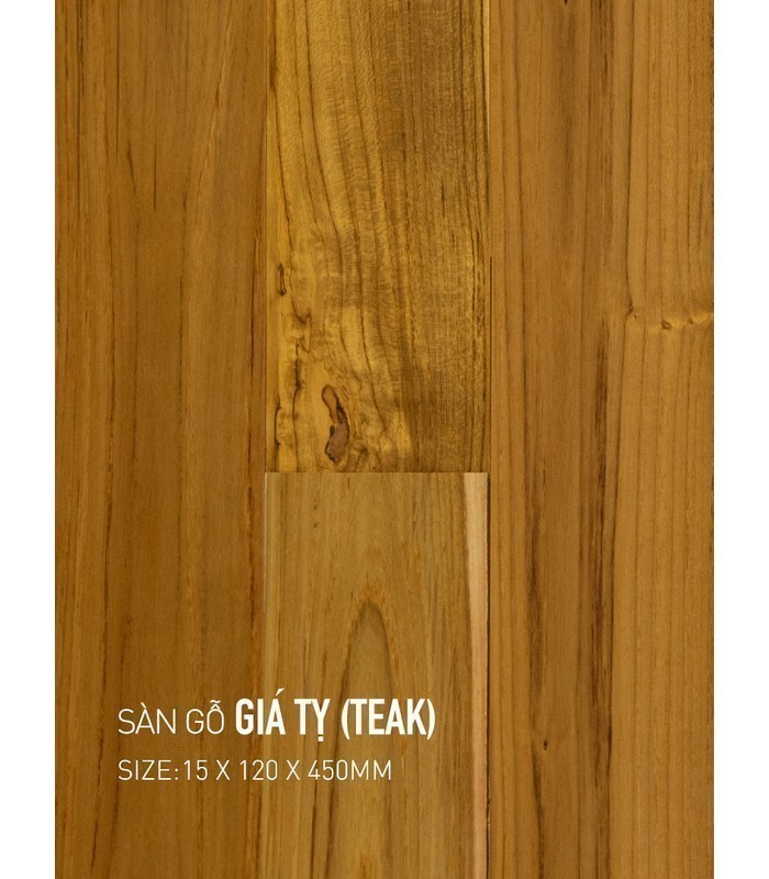 Sàn Gỗ Giá Tỵ - Teak 15mm TEAK 120x450