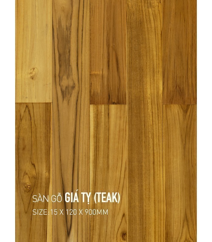 Sàn Gỗ Giá Tỵ - Teak 15mm TEAK 120x900