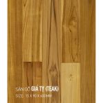 Sàn Gỗ Giá Tỵ - Teak 15mm TEAK 90x600