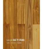 Sàn Gỗ Giá Tỵ - Teak 15mm TEAK 90x750