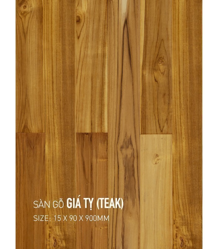 Sàn Gỗ Giá Tỵ - Teak 15mm TEAK 90x900