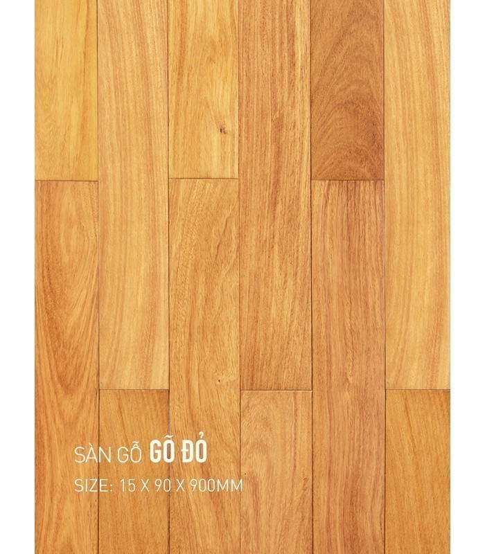 Sàn Gỗ Gõ Đỏ 15mm GĐ 90x900