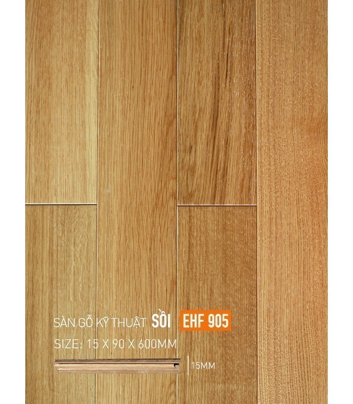 Sàn Gỗ Horme Engineered Sồi 15mm EHF905-90