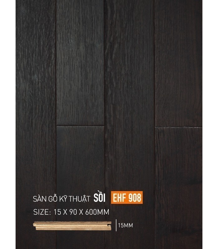 Sàn Gỗ Horme Engineered Sồi 15mm EHF908-90
