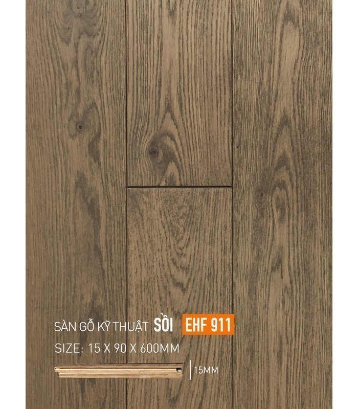 Sàn Gỗ Horme Engineered Sồi 15mm EHF911-90