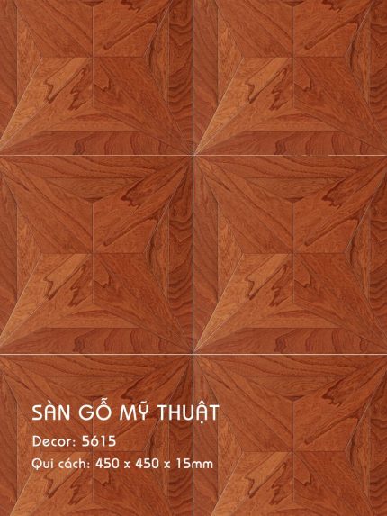 Sàn Gỗ Mỹ Thuật 15mm 5615