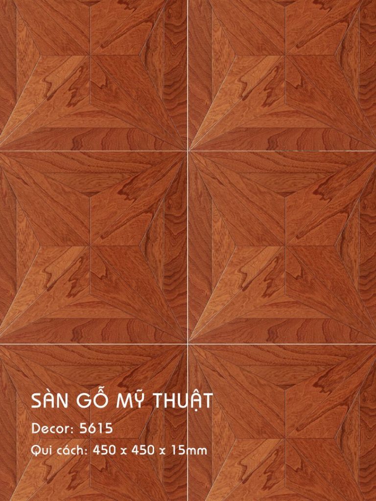 Sàn Gỗ Mỹ Thuật 15mm 5615