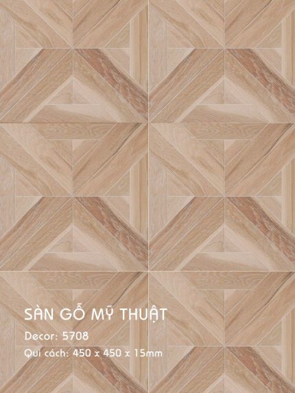Sàn Gỗ Mỹ Thuật 15mm 5708